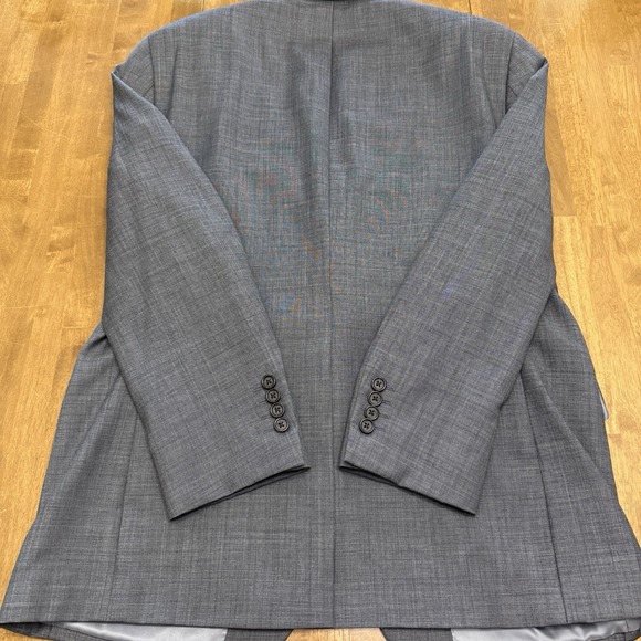 Ralph Ralph Lauren blazer pants men's 42R gray wool pleated office 2 piece suit - Picture 4 of 16